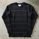 WEST RIDE(EGXgCh)yCLASSIC RIB NARROW BORDER SWEATERzA[҂݃i[{[_[Z[^[23FWJ[BLK / BRKWRIWijbg RbgAN