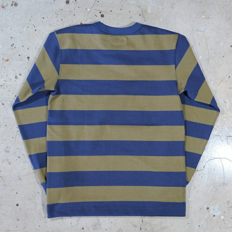 WESTRIDE ウエストライド【HEAVY BORDER LONG TEE】ヘヴィーボーダー長袖TEE 24FW...