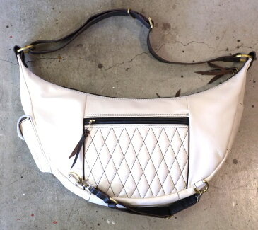 送料無料 WEST RIDE(ウエストライド) 【RIDING SHOWLDER BAG】≪COLOR TYPE≫ライディング ショルダーバッグ キルテイング加工 ホースハイド3点止め仕様