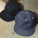 WEST RIDE（ウエストライド）【ARMY CAP DENIM】デニムアーミーキャップ ≪BLU／BLK≫ コットン100 MADE IN JAPAN 日本製