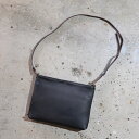 Y'2 LEATHERxLAHAINA別注 ワイツーレザー【BG-18】【SHEEP SKIN LEATHER SACOCHE BAG≪茶芯≫】レザーサコッシュバッグ 羊革 革厚約1.5mm 日本製 30周年記念