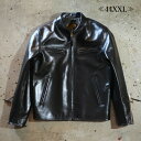 Y'2 LEATHER ワイツーレザー【PR-64】【VINTAGE HORSE LIGHT SINGLE RIDER'S JKT≪BLACK≫】≪44XXL≫ビンテージホースライト シングルライダースジャケット