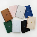 \ポイント2倍+クーポン/POINT ワンポイント リングノート B6|おしゃれ かわいい 高校生 中学生 入学 シンプル 動物 ハリネズミ ドッグ ペンギン ダイナソー ウサギ|MATOKA マトカ【dc】