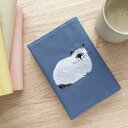 \ポイント2倍!/松尾ミユキ 刺繍ブックカバー|BOOK COVER おしゃれ かわいい 動物 猫 ネコ シンプル 大人 上品 ブック 本 読書 刺繍 文庫 本...