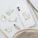 【ポイント5倍 】TICKLE ティックル ダイカットステッカー｜STICKER シール 可愛い おしゃれ 動物 アニマル スマホケース パソコン スーツケース 車 ネコ フクロウ リス カワウソ 犬｜MATOKA マトカ