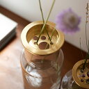 \ポイント2倍!/大きな花瓶を一輪挿しに出来るBRASSのトレー(2サイズ)|真鍮 シンプル ディスプレイ インテリア 雑貨 おしゃれ トレー 花瓶 フラワーベ...