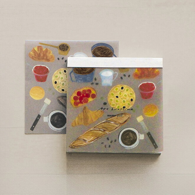 \P2倍+クーポン/いわしまあゆ メモパッド|メモ帳 おしゃれ かわいい シンプル フルーツ スイーツ パン 和菓子 お菓子 イラスト ケーキ フラワー カラフ...