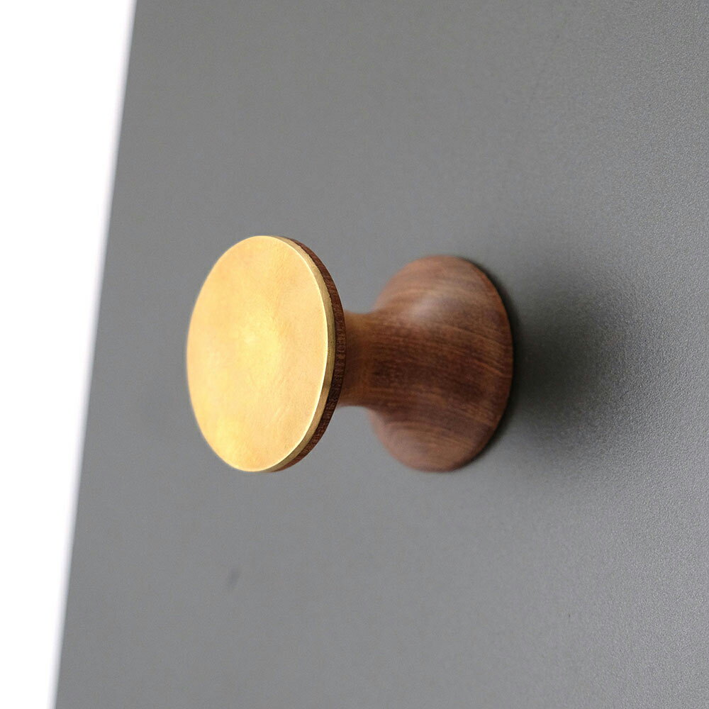 ＼P2倍＋クーポン／木とBRASSのマグネットフック ラージ｜真鍮 シンプル ディスプレイ インテリア 雑貨..