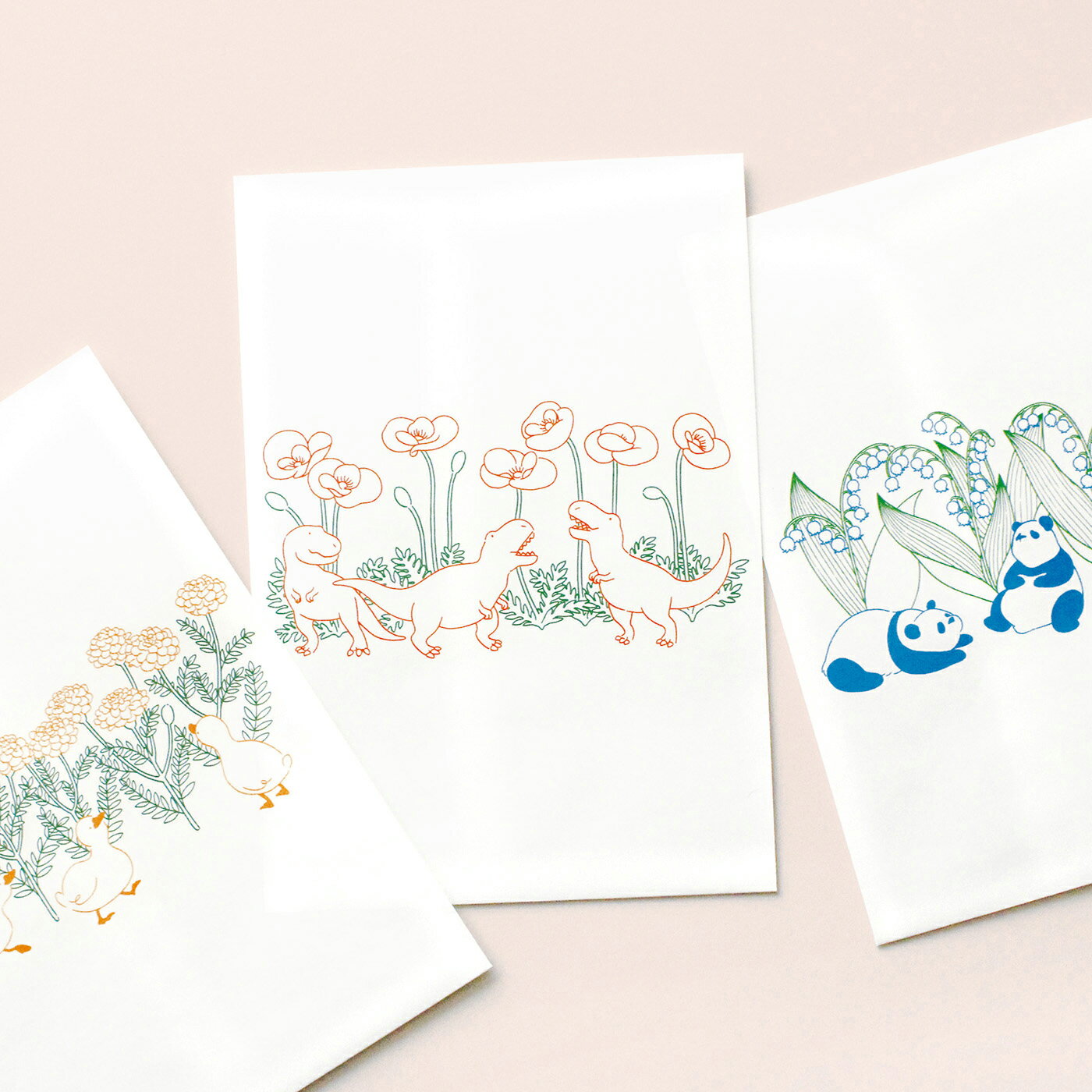 \P2倍+クーポン/PETIT ET GRAND プティ・エ・グラン ペーパーバッグ|PAPER BAG おしゃれ かわいい 封筒 アニマル 動物 ギフト お祝...