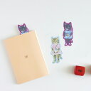 \ポイント2倍+クーポン/ナタリーレテ ミニ付箋|Mini Sticky memo おしゃれ 可愛い ネコ 猫 Cat 文房具 ステーショナリー ふせん メモ メモ帳 勉強 リス 動物 アニマル ダイカット しおり