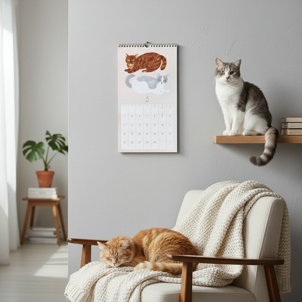 MATOKA マトカ 2026年 壁掛けカレンダー（日曜始まり）『KURASHI｜暮らし（松尾ミユキ）』 植物 動物 ..