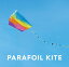 【ポイント5倍!】パラフォイルカイト PARAFOIL KITE|アウトドア ライトスポーツ ピクニック キャンプ キッズ 行楽 レジャー 凧揚げ 凧 スポーツカイト カラフル 行楽 外遊び お正月 1,078円