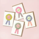 \P2倍+クーポン/PETRA BOASE ペトラボーズ ロゼット グリーティングカード|メッセージカード ギフト 誕生日 プレゼント MATOKA マトカ