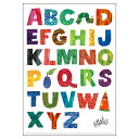 【ポイント10倍!】ERIC CARLE エリック・カール B4サイズ・ポスター『Alphabets / はらぺこあおむし』｜インテリア