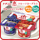 【ガセリ菌】ナチュレ 恵 megumi ブルーベリー+いちご 70g×4【ヨーグルト】【イチゴ】【ブルーベリー】【ビフィズス菌】【ヨーグルト】【megumi1015】【3】【RCP】