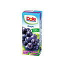 Dole ドール グレープ　100％ 200ml 【果汁100％】【果汁100パーセント】【ぶどう】【ブドウ】【葡萄】【グレープ】【ジュース】【RCP】