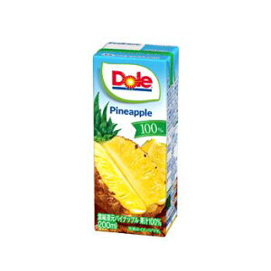 【送料無料】Dole ドール パイナップルジュース100％ 200ml 36本セット※ただし離島・沖縄は別途料金を頂きます。【果汁100％】【果汁100パーセント】【パイン】【パイナップル】【ジュース】【RCP】【マラソン201405_送料無料】