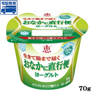 【雪印メグミルク】おなかに直行便ヨーグルト 70g　【ビフィズス菌SP株】【宅配専用】【カプセル入】【オリゴ糖】【生乳50％】【megumi1015】【5】【RCP】