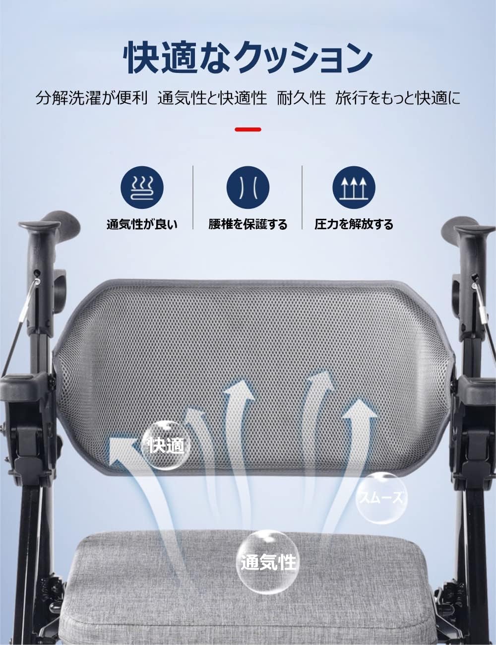 歩行器 四輪歩行車 アルミ製 折り畳み式 手押し車 高齢者 高さ調節可 1台3役 簡易車椅子 シルバーカー ショッピング用 室内室外兼用 日本語説明書付き クッション 快適 素早く収納 持ち運び便利 多機能歩行器 アルミニウム合金フレーム ハンドル高さ調整可能 2