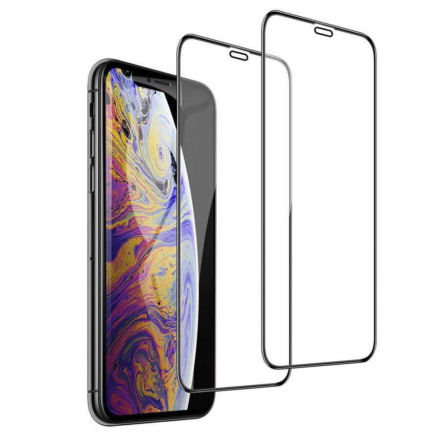 商品説明 【対応機種】iPhone XS / iPhone X 5.8 inch 専用ガラスフィルム。最先端の加工技術を採用したiPhoneガラスフィルムなので、スマホの曲面部分がフルカバーすることができる。ラウンドカットがあり、滑らかな手触り感、画面への衝撃が分散しやすい。 【6D曲面加工 透過率99.9％ 】6Dラウンドエッジ加工を採用しておりますので、スマホの曲面部分が完全にフルカバーすることができます。 硝子透過率99.9％、iPhone画面本来の美しさを損なわなく再現できる。 【表面硬度9H】 強度指数は9Hで、カッターなどの鋭利なものを当てたとしても損傷なく使用することが出来ます。万が一の破損時も飛散防止加工によって破片はフィルムに張り付いた状態で破片がほとんど飛び散らない安全性の高いガラスになっています。 【気泡とは無縁の新感覚】自動吸着、気泡が入りにくくて、接着面には自然に吸着なので、誰でも簡単に貼ることが可能です。