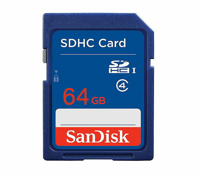 【送料無料】SanDisk サンディスク 64GB SDXCカード CLASS4 海外リテール SD ...