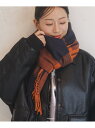 【SALE/37%OFF】アソートチェックマフラー LAKOLE ラコレ ファッション雑貨 マフラー・ストール・ネックウォーマー オレンジ ホワイト グレー ブ...
