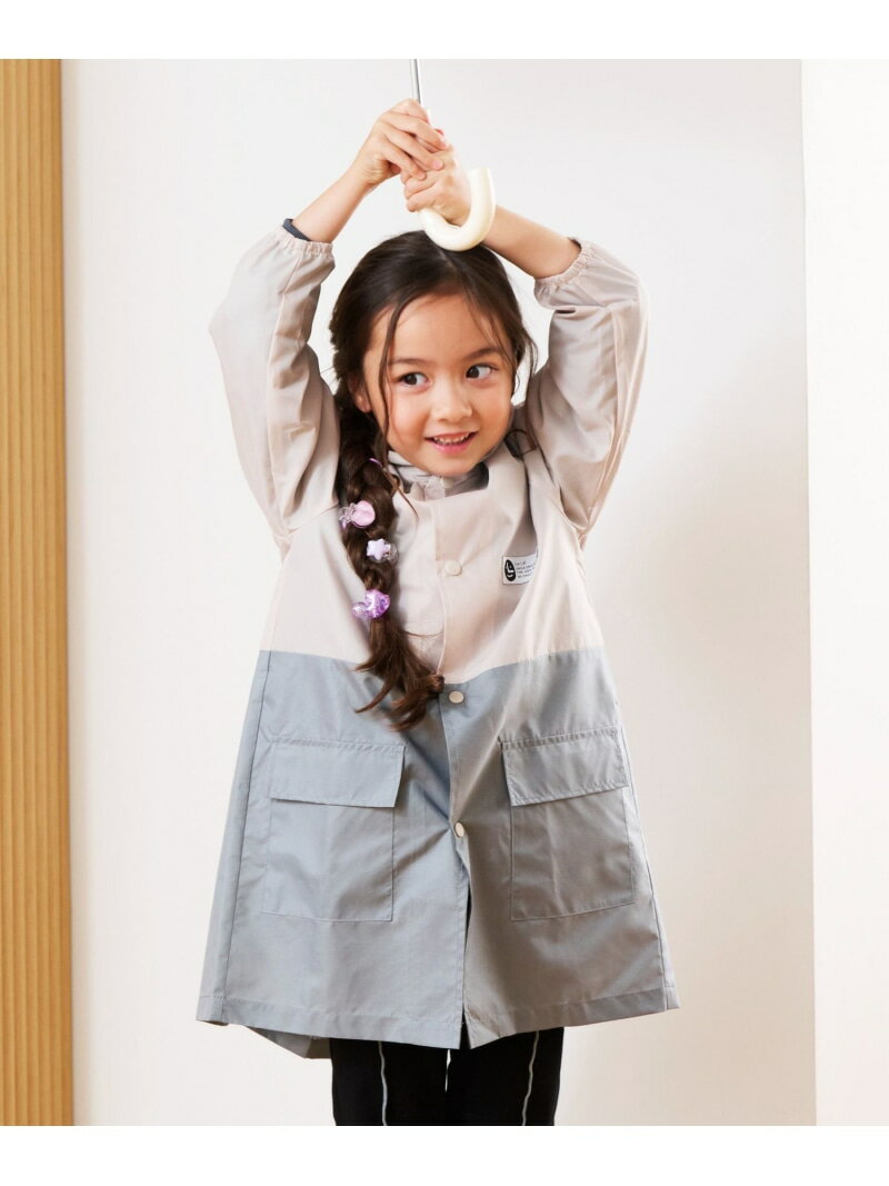 【らこれキッズ】レインコート[120cm] LAKOLE ラコレ ジャケット・アウター レインコート ネイビー ピンク[Rakuten Fashion]