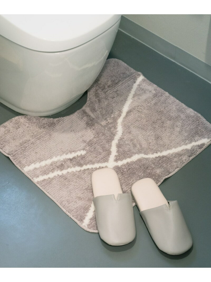 ニュアンストイレマット LAKOLE ラコレ インテリア・生活雑貨 トイレ用品・バス用品 グレー[Rakuten Fa..