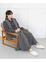 【SALE／40%OFF】23AW ブランケット ヒート LAKOLE ラコレ インテリア・生活雑貨 ブランケット・ひざ掛け グレー ホワイト【RBA_E】[Rakuten Fashion]