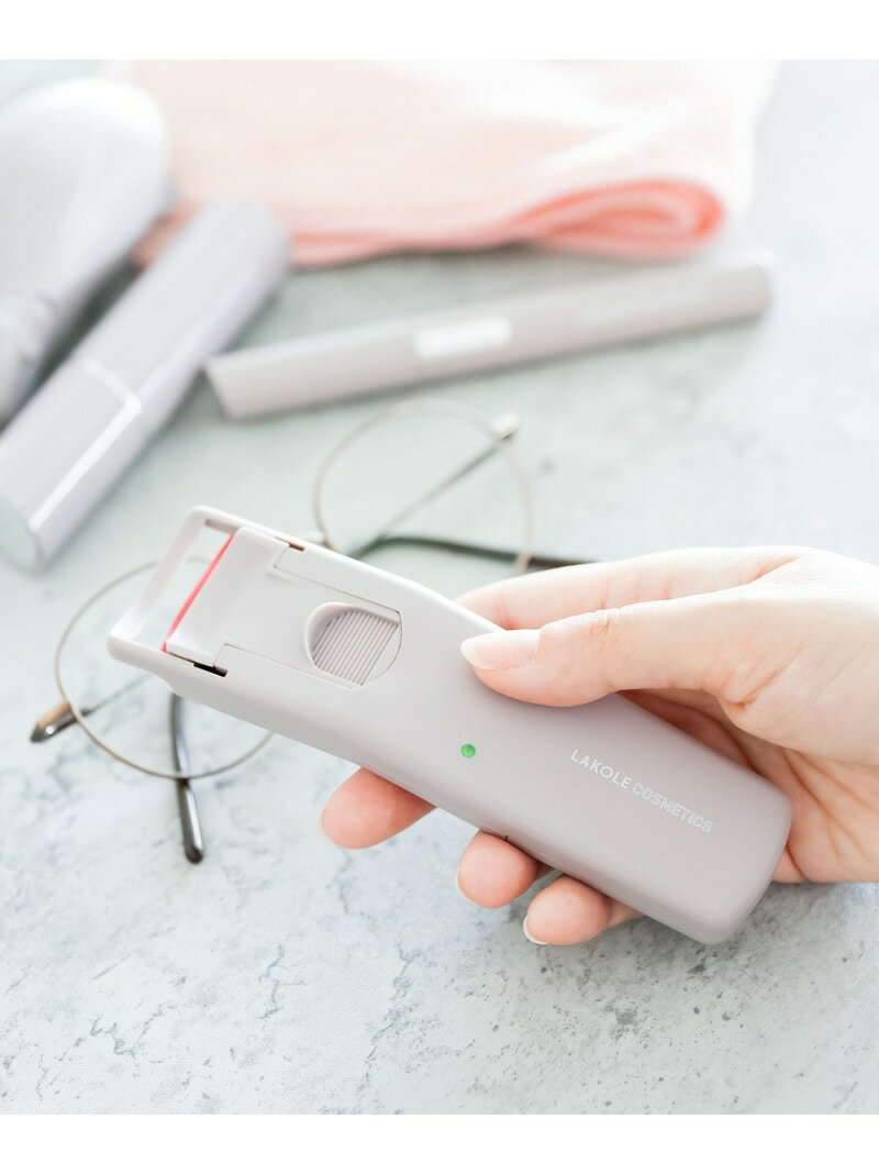 電動ホットビューラー LAKOLE ラコレ メイク道具・美容器具 ビューラー・コーム グレー[Rakuten Fashion]