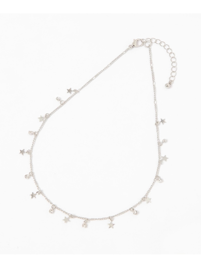 LAKOLEのスター×ビジューネックレス LAKOLE ラコレ アクセサリー・腕時計 ネックレス シルバー ゴールド[Rakuten Fashion]｜アングル3