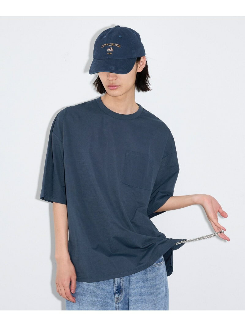 Rakuten - ＜接触冷感＞RXスリットTEE LAKOLE ラコレ トップス カットソー・Tシャツ グレー ブラック ネイビー[Rakuten Fashion]