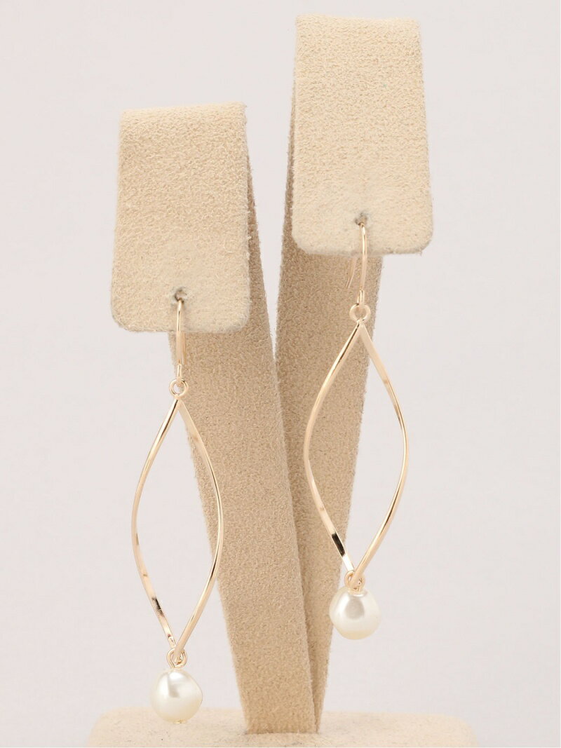 (W)ネジリパールPI LAKOLE ラコレ アクセサリー・腕時計 ピアス ゴールド[Rakuten Fashion]のサムネイル