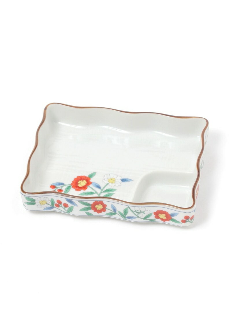 仕切り付き角皿2 LAKOLE ラコレ 食器・調理器具・キッチン用品 食器・皿[Rakuten Fashion]