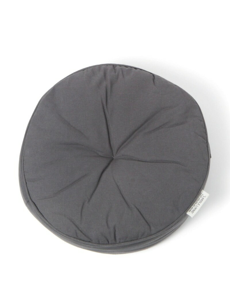 厚手ラウンドクッション LAKOLE ラコレ インテリア・生活雑貨 クッション・クッションカバー グリーン ..