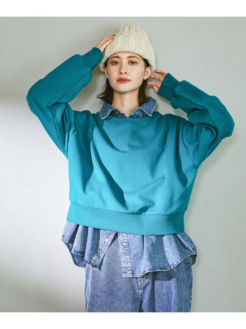 【SALE／25%OFF】ヘビーウェイトスウェット LAKOLE ラコレ トップス スウェット・トレーナー レッド イ..