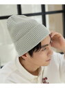 【SALE/54%OFF】ウォッシュニットワッチ LAKOLE ラコレ 帽子 ニット帽・ビーニー ブルー ホワイト グレー【RBA_E】[Rakuten Fas...
