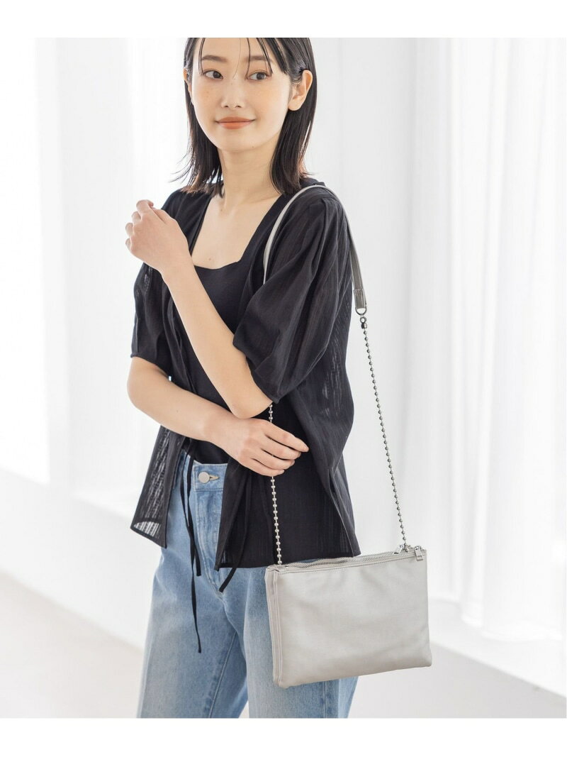 【SALE／40%OFF】パデットチェーンショルダー LAKOLE ラコレ バッグ ショルダーバッグ シルバー ホワイト ブラック レッド イエロー【RBA_E】[Rakuten Fashion]