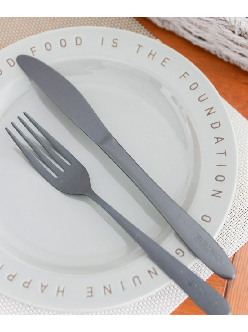 燕三条ナイフBK LAKOLE ラコレ 食器・調理器具・キッチン用品 カトラリー ブラック[Rakuten Fashion]