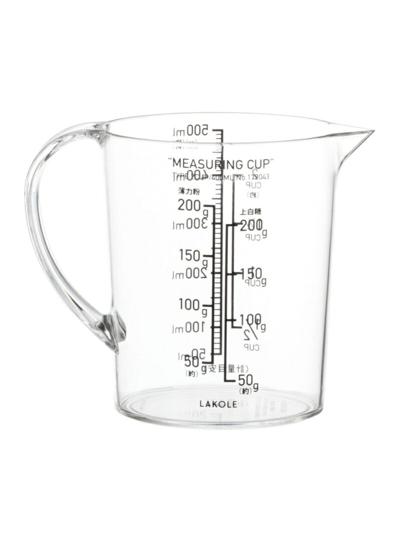 【耐熱】計量カップ[500ml] LAKOLE ラコレ 食器・調理器具・キッチン用品 その他の食器・調理器具・キッチン用品[Rakuten Fashion] lakole-10003767 LAKOLE サンプル画像3