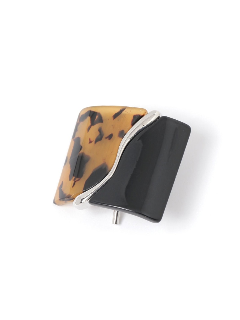 配色マーブルヘアカフ LAKOLE ラコレ ヘアアクセサリー ヘアゴム ブラック ピンク グレー[Rakuten Fashion]