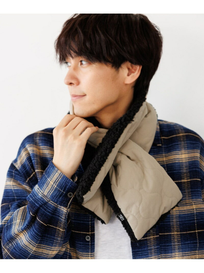 【SALE／24%OFF】キルティングマフラー LAKOLE ラコレ ファッション雑貨 マフラー・ストール・ネックウォーマー ベージュ ブラック カーキグリーン【RBA_E】[Rakuten Fashion]