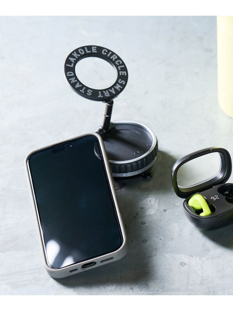 Rakuten - くっつくスマホホルダー LAKOLE ラコレ スマホグッズ・オーディオ機器 その他のスマホグッズ・オーディオ機器 ブラック[Rakuten Fashion]