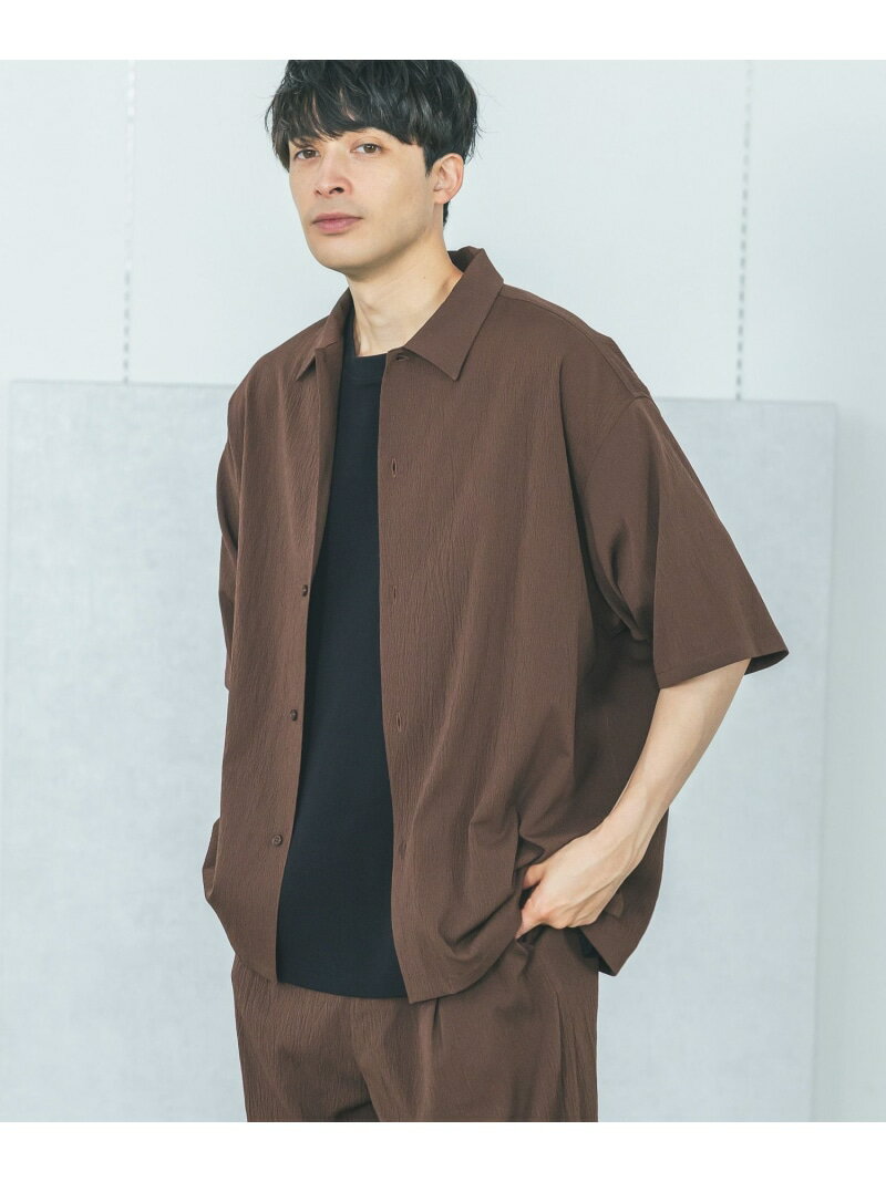 Rakuten - 【SALE／22%OFF】＜セットアップ対応＞楊柳ジャガードシャツ LAKOLE ラコレ トップス シャツ・ブラウス グレー ブラック ブラウン【RBA_E】[Rakuten Fashion]
