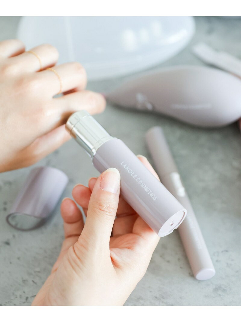 産毛シェイバー LAKOLE ラコレ メイク道具・美容器具 その他のメイク道具・美容器具 グレー[Rakuten Fa..