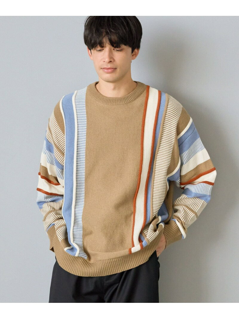 【SALE／33%OFF】ヴィンテージ柄ニットプルオーバー LAKOLE ラコレ トップス ニッ...