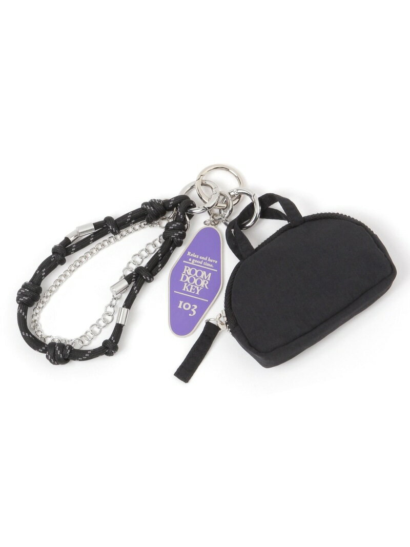 【SALE／30%OFF】ミニバッグチャーム LAKOLE ラコレ ファッション雑貨 チャーム・キーチェーン ブラウン ブラック イエロー【RBA_E】[Rakuten Fashion]