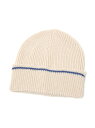 【SALE/38%OFF】ラインニットワッチ LAKOLE ラコレ 帽子 ニット帽・ビーニー ホワイト ブラック カーキグリーン ネイビー【RBA_E】[Rak...
