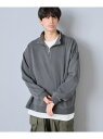 【SALE/50%OFF】ウォッシュドハーフZIP LAKOLE ラコレ トップス スウェット・トレーナー ベージュ グレー ネイビー【RBA_E】[Rakut...