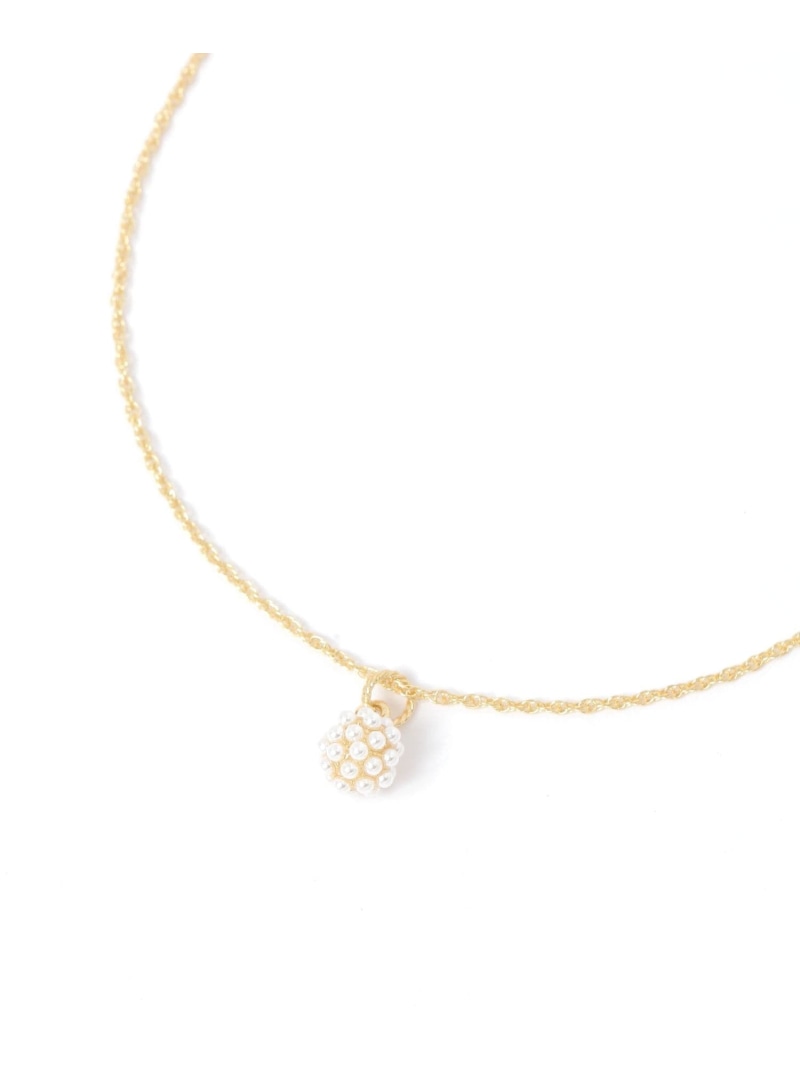 Rakuten - ドットパールポイントネックレス LAKOLE ラコレ アクセサリー・腕時計 ネックレス ゴールド シルバー[Rakuten Fashion]